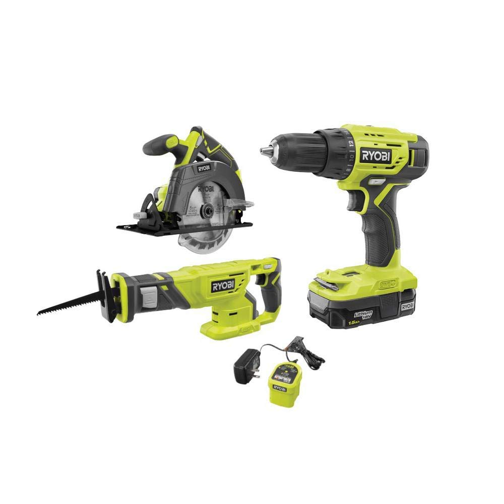 18V Cordless 3-Tool Combo Kit with Battery and Charger M12398