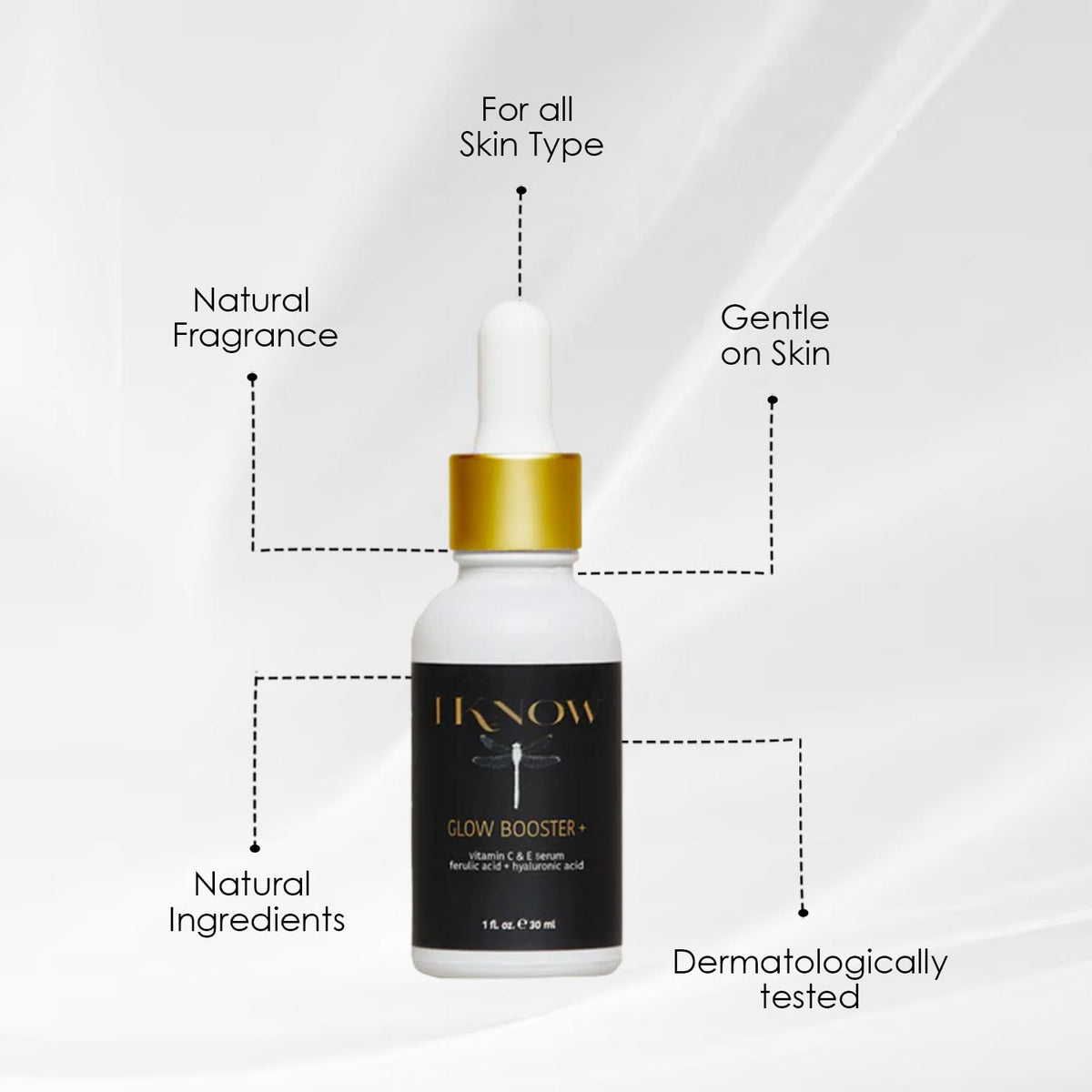 Vitamin C and E Hyaluronic Acid Facial Serum 1 oz H825041
