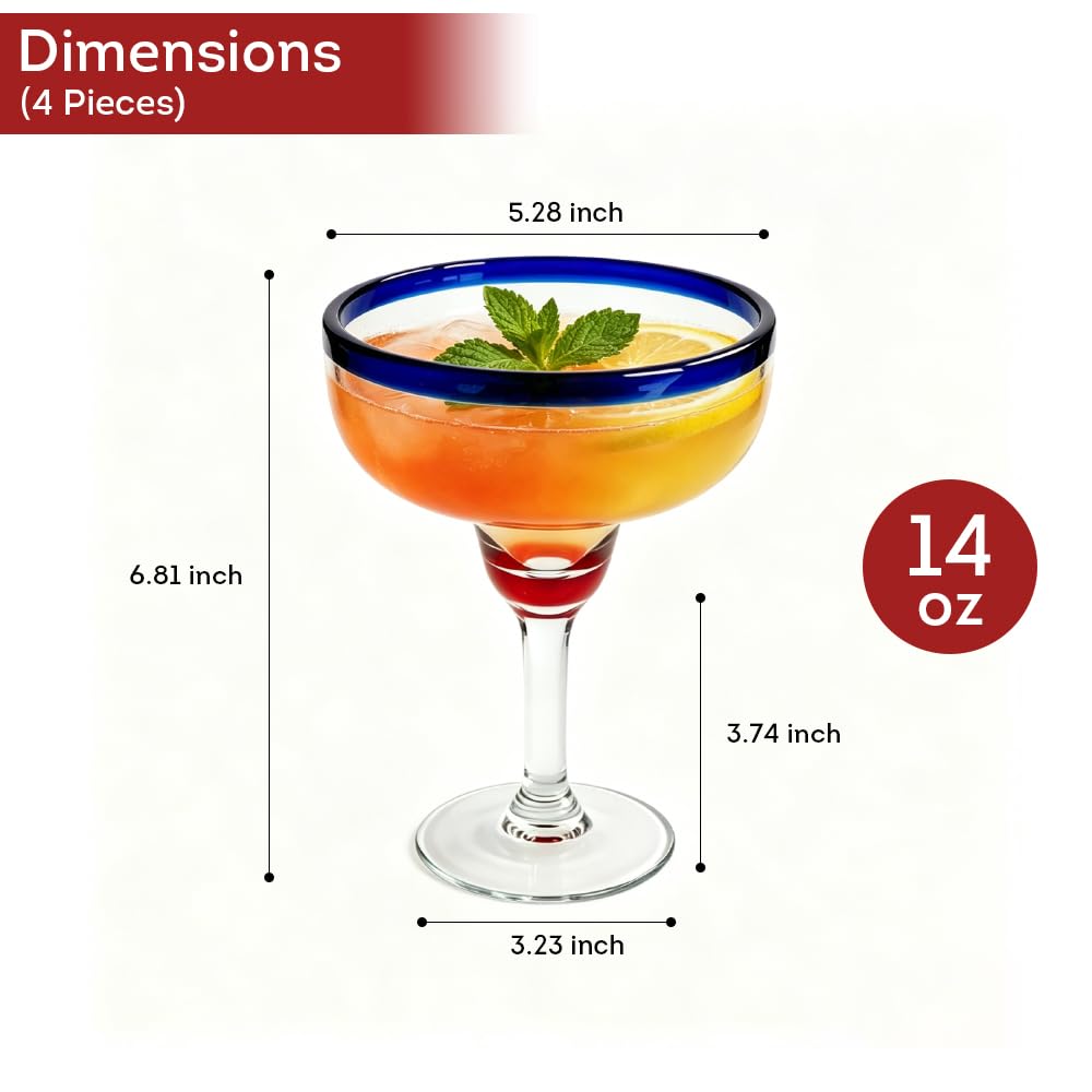 14 oz Shatterproof Plastic Stemware Set of 4 B62711