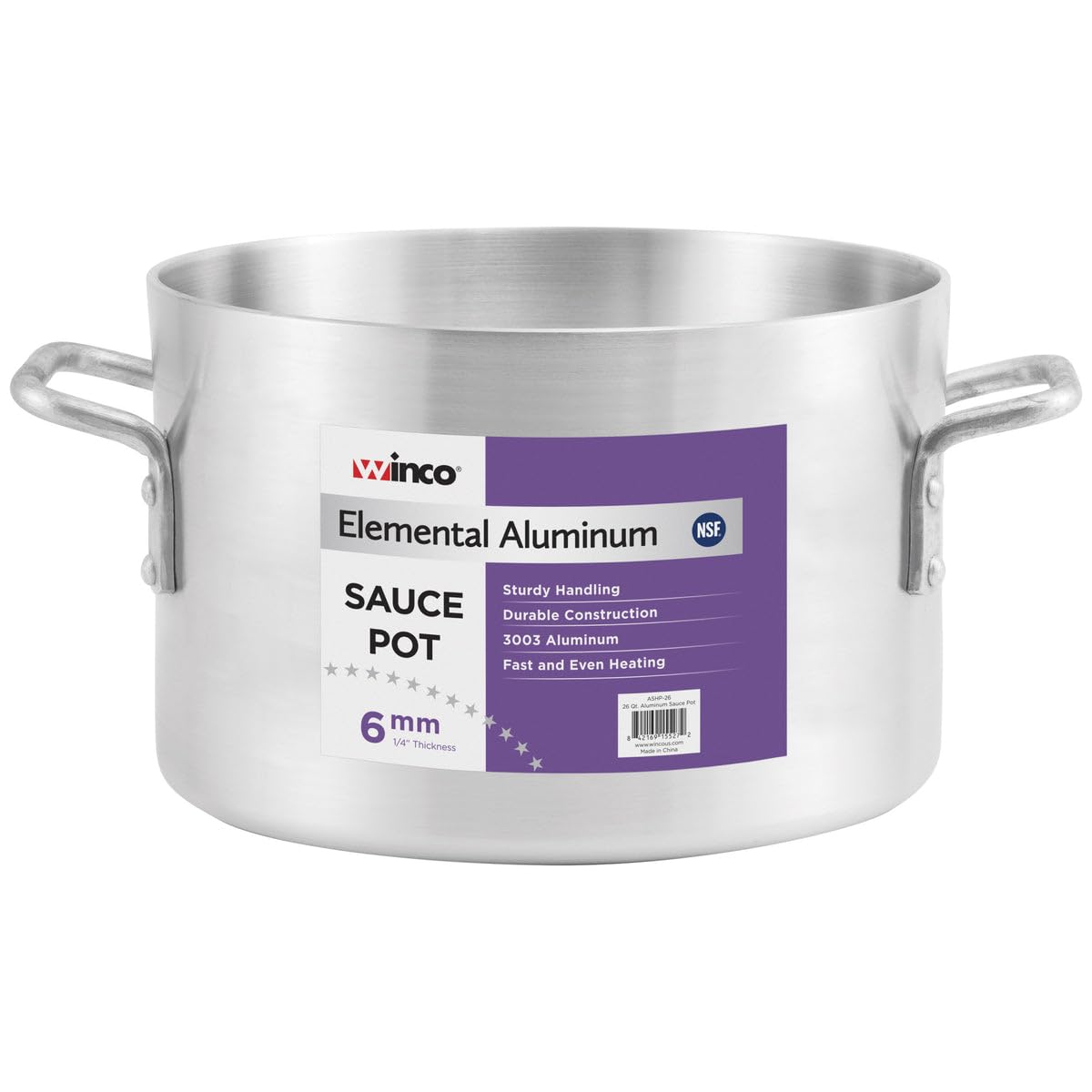 6.0mm Aluminum 60-Quart Sauce Pot M717