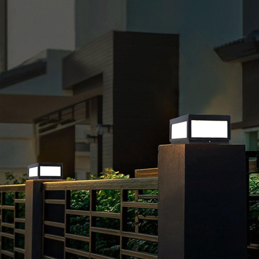 Solar Powered Waterproof Outdoor Post Lights for 4x4, 5x5 or 6x6 Posts M625