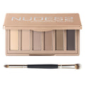 Matte Neutral Mini Eyeshadow Palette with Brush F605