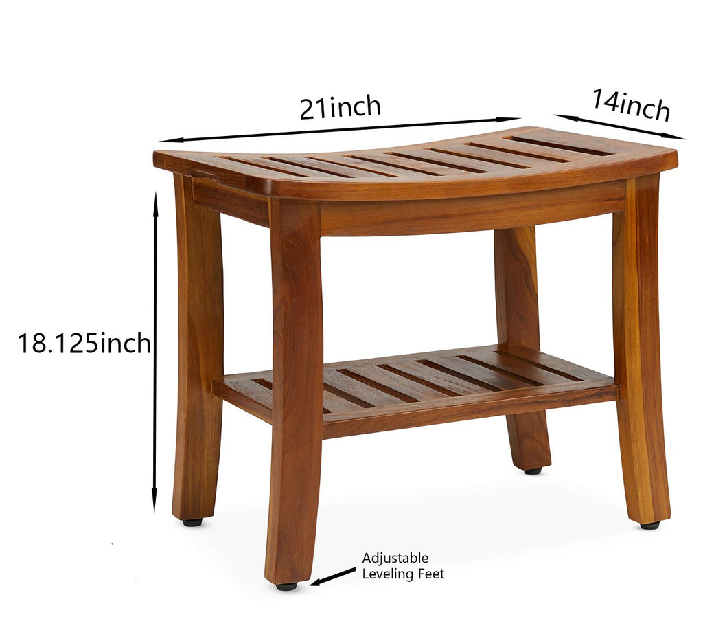 Teak Shower Bench & Stool F8891