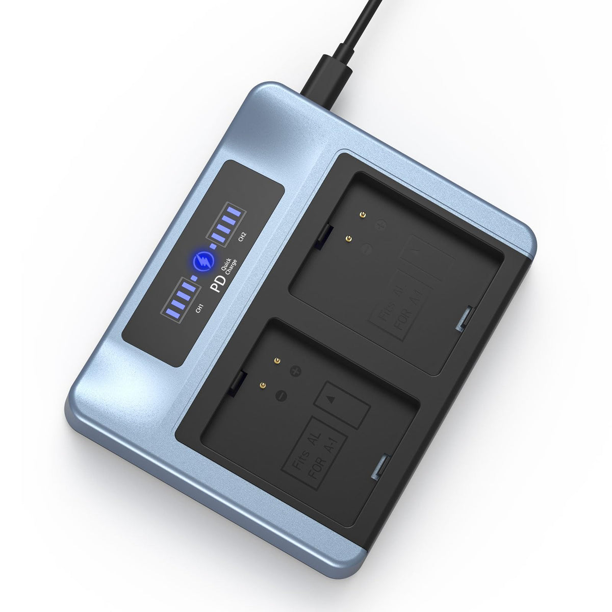 LCD Dual-Screen Display Charger Station for Arlo Pro/pro 2 Battery N376