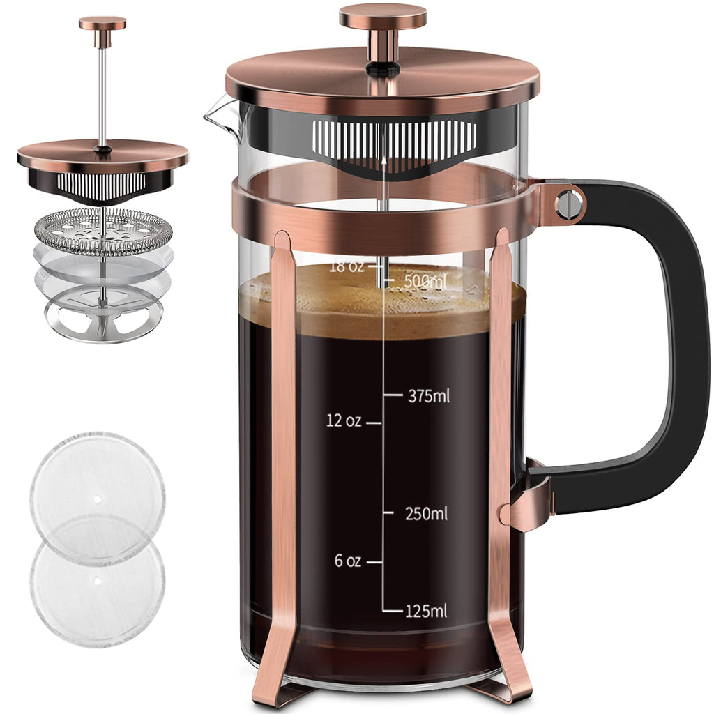French Press Coffee Maker Borosilicate Glass Z468954