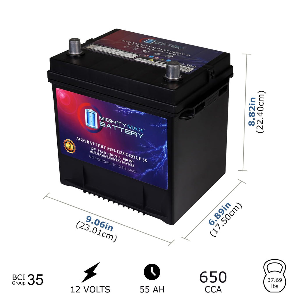 12V 55Ah AGM Replacement Battery B779379