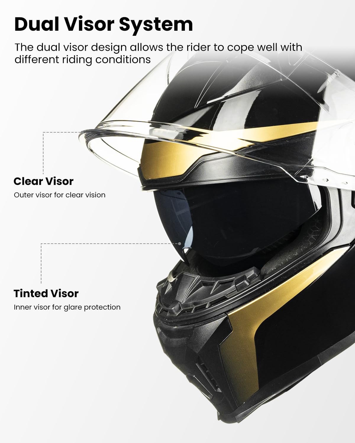 Full Face Motorcycle Helmet L402