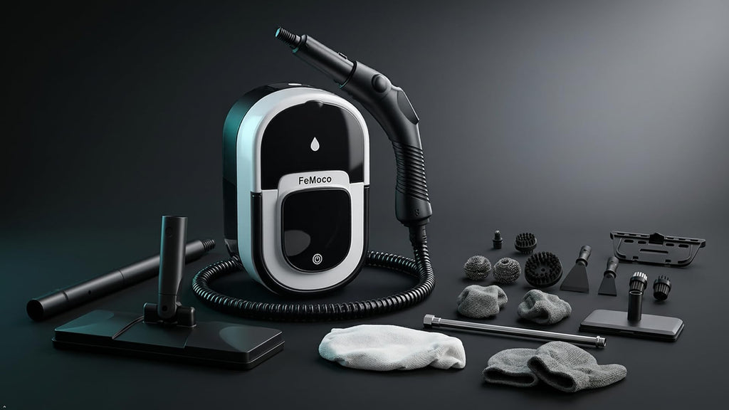 2-in-1 Steam Cleaner & Steam Mop with 1.6L Tank, 15s Heat Up, 16-Piece Kit D3152