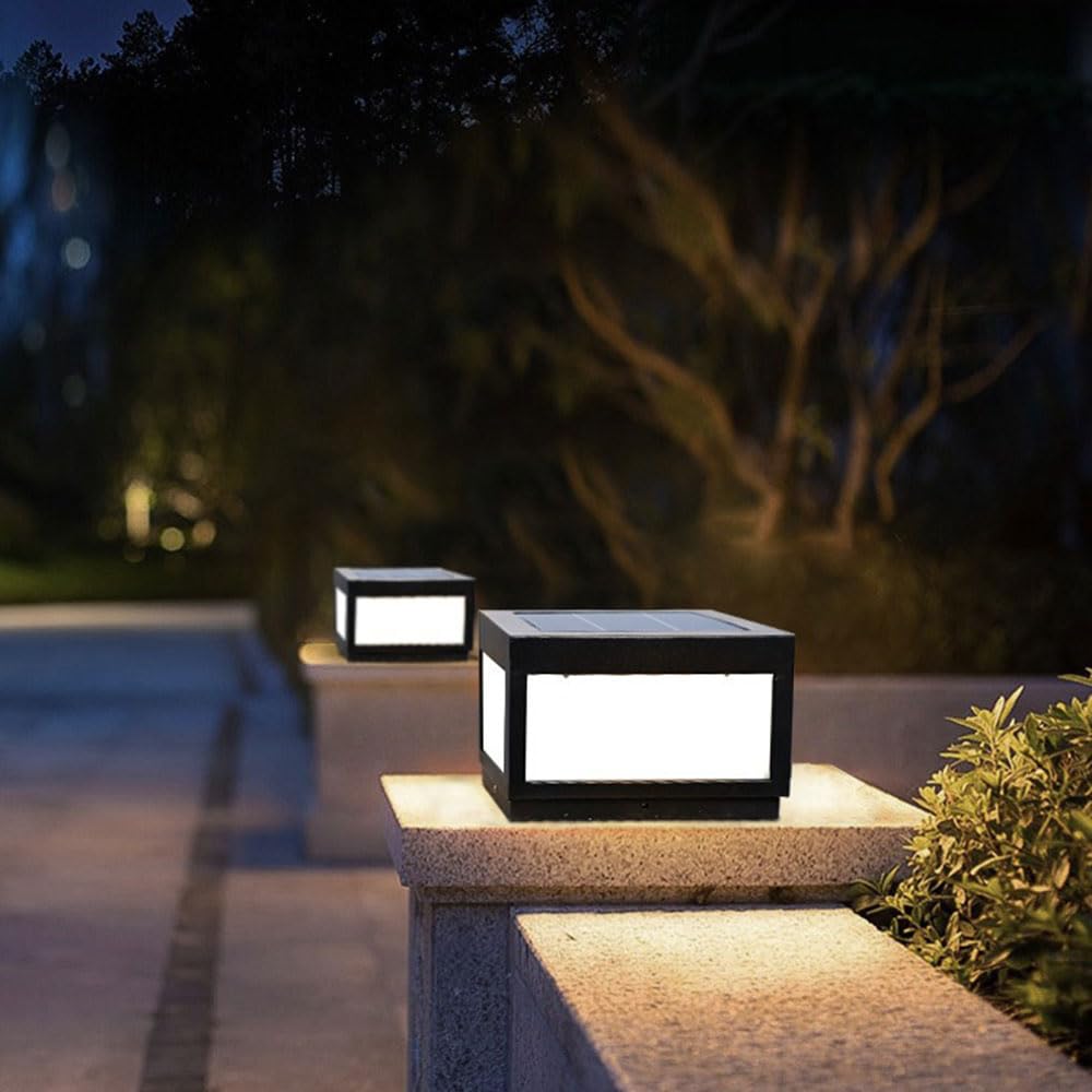 Solar Powered Waterproof Outdoor Post Lights for 4x4, 5x5 or 6x6 Posts M625