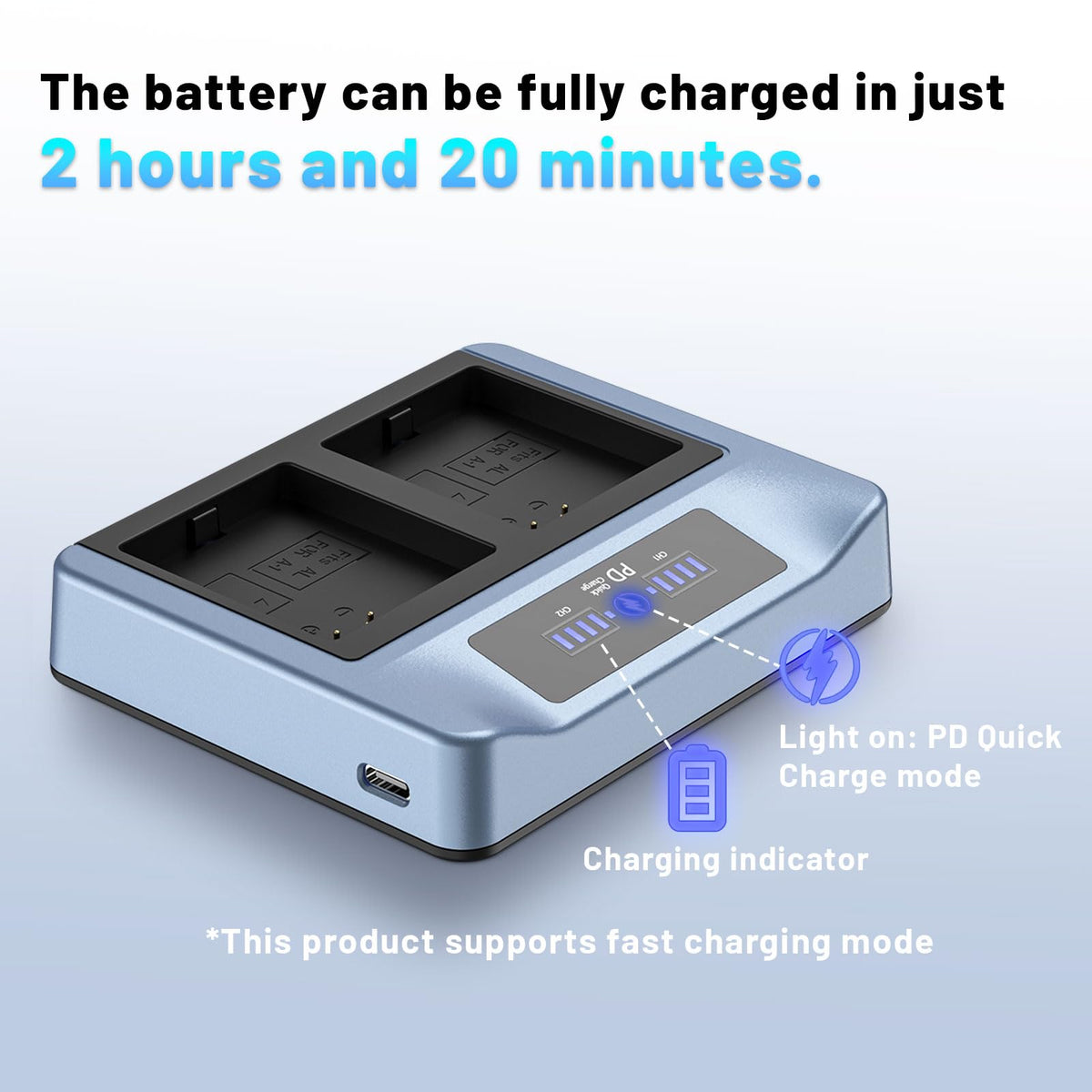 LCD Dual-Screen Display Charger Station for Arlo Pro/pro 2 Battery N376