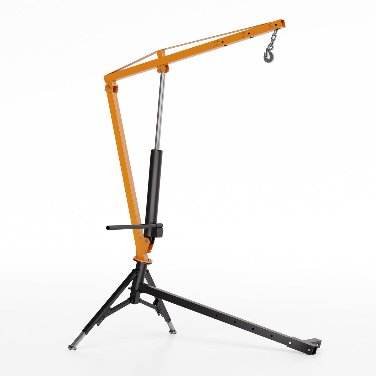 Heavy Duty Hydraulic Hitch Mounted Truck Crane with 360 Degree Swivel Boom T67288