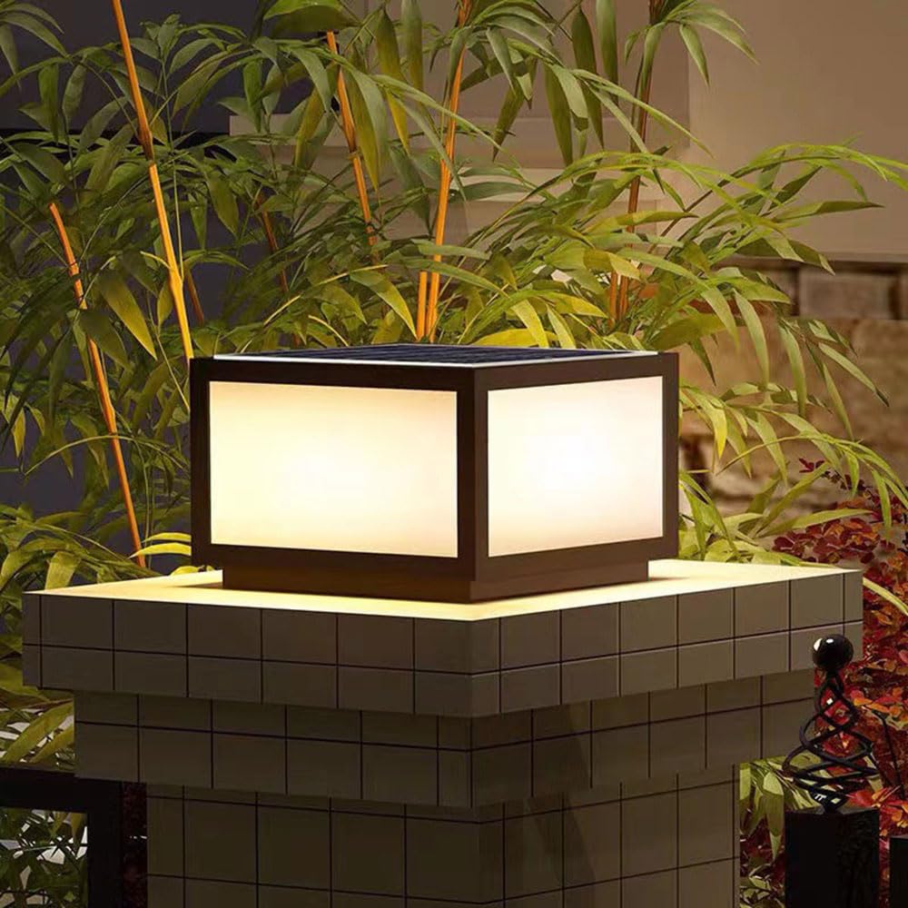 Solar Powered Waterproof Outdoor Post Lights for 4x4, 5x5 or 6x6 Posts M625