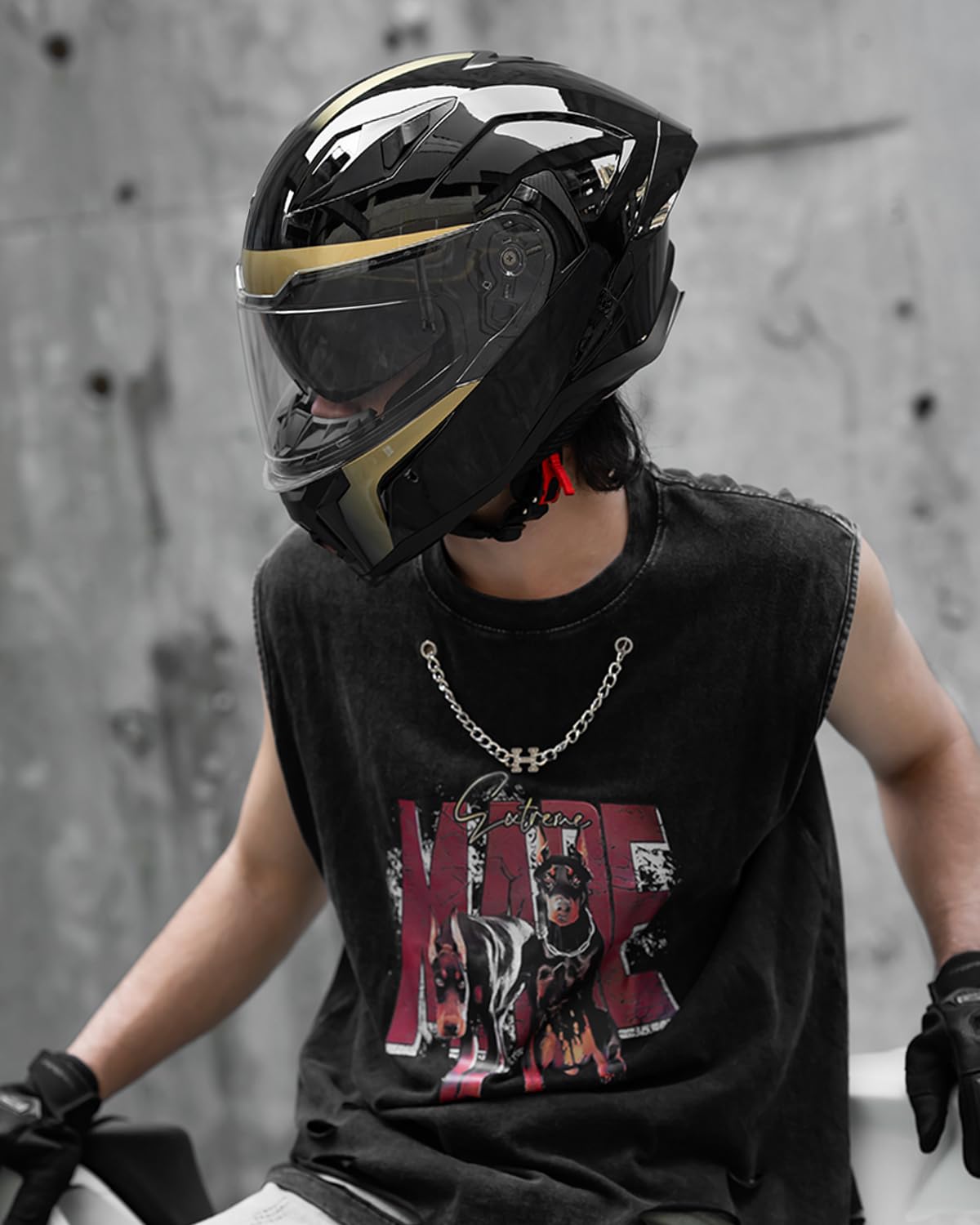Full Face Motorcycle Helmet L402