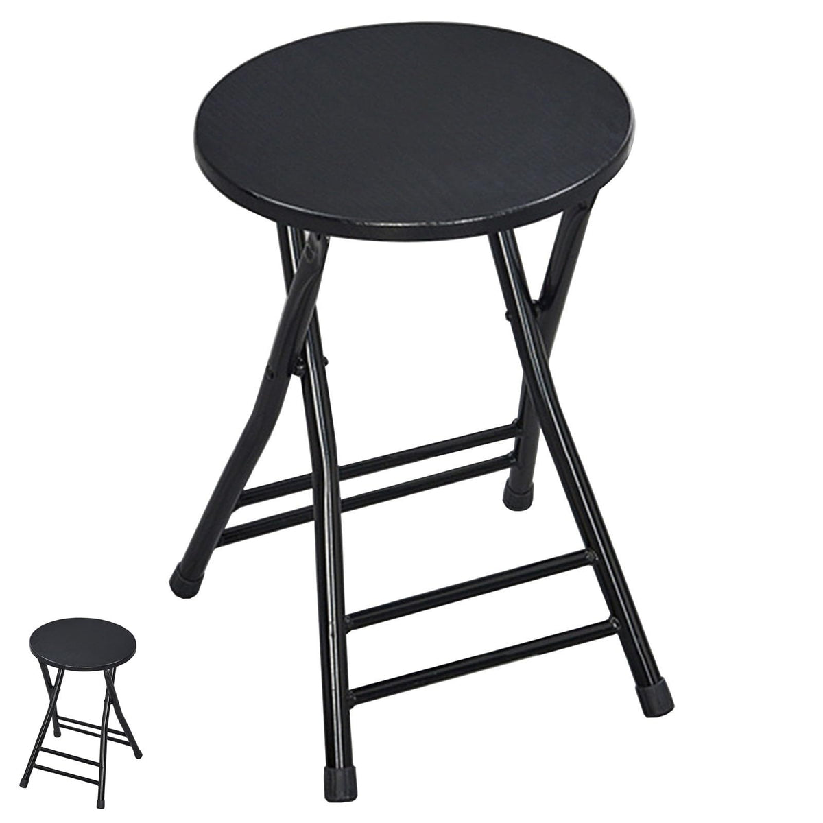 18 Inch Round Backless Folding Bar Stool O483