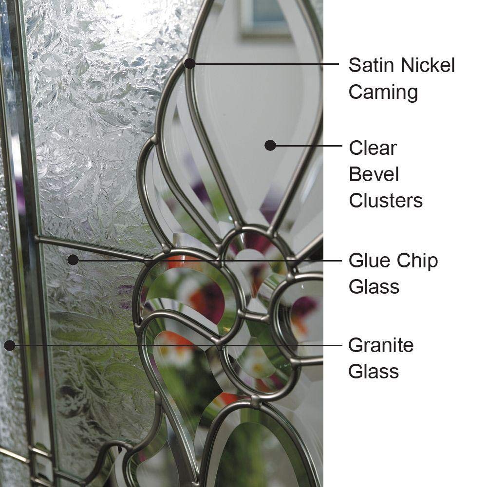 Brown Steel Left Hand In-Swing Exterior Prehung Door with Sidelites X2735
