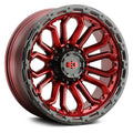 20x10 8x170 Red Wheel Rim Y894