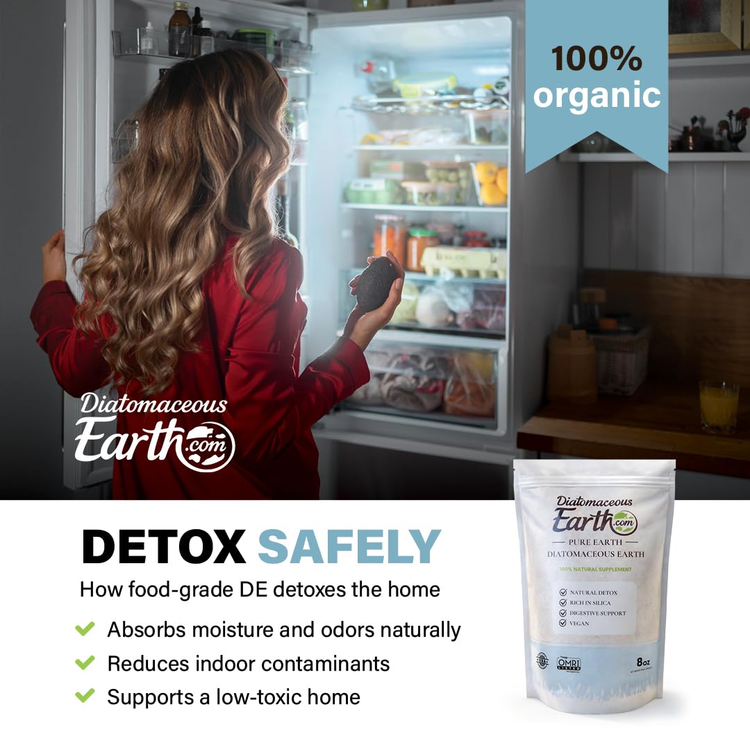 Food Grade Diatomaceous Earth 8oz Powder D82925