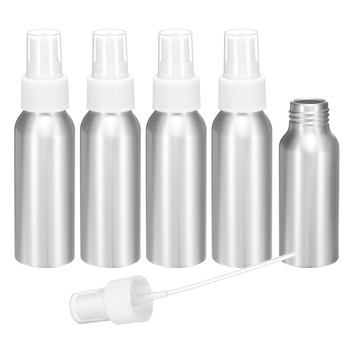 5 Pc 80 ml Aluminum Fine Mist Spray Bottles Q7207