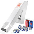 White Wall-Mounted Aluminum Can Crusher C959
