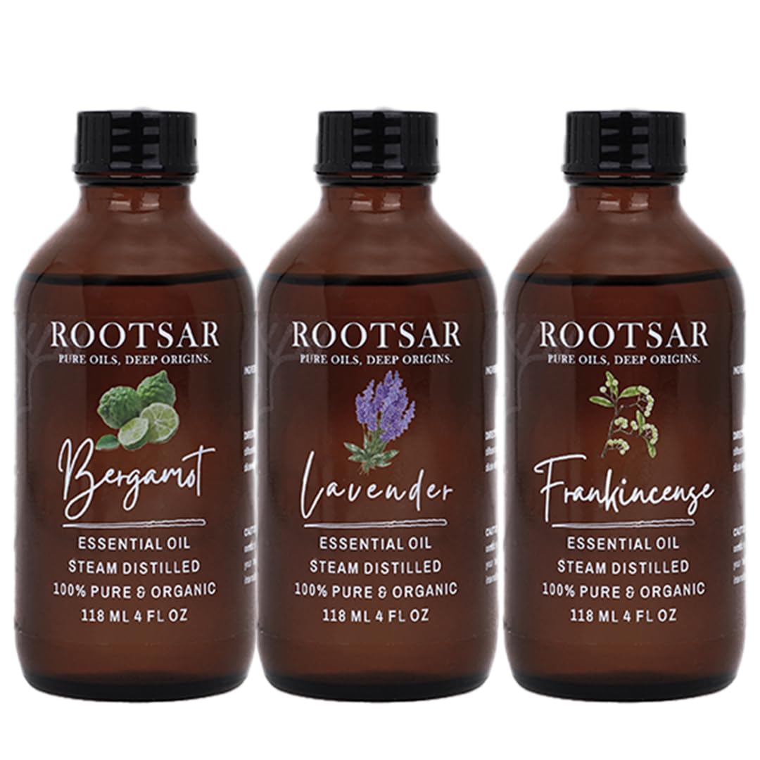 3 Pack Essential Oils 4 Fl Oz M841