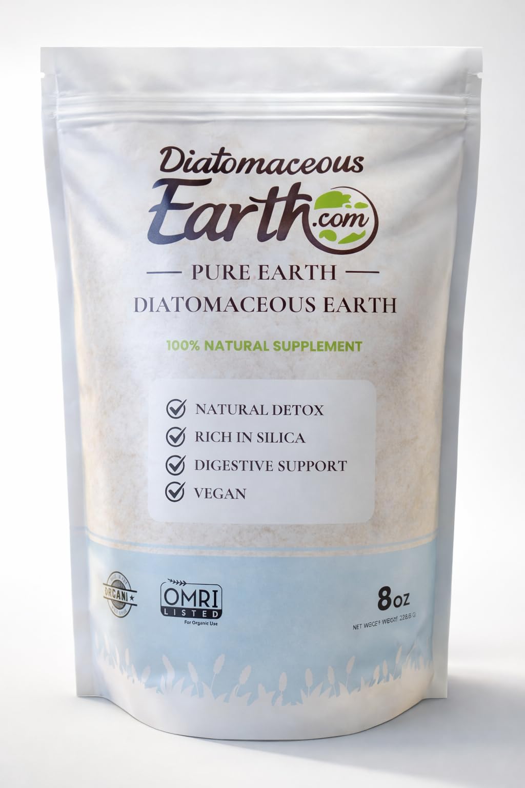 Food Grade Diatomaceous Earth 8oz Powder D82925