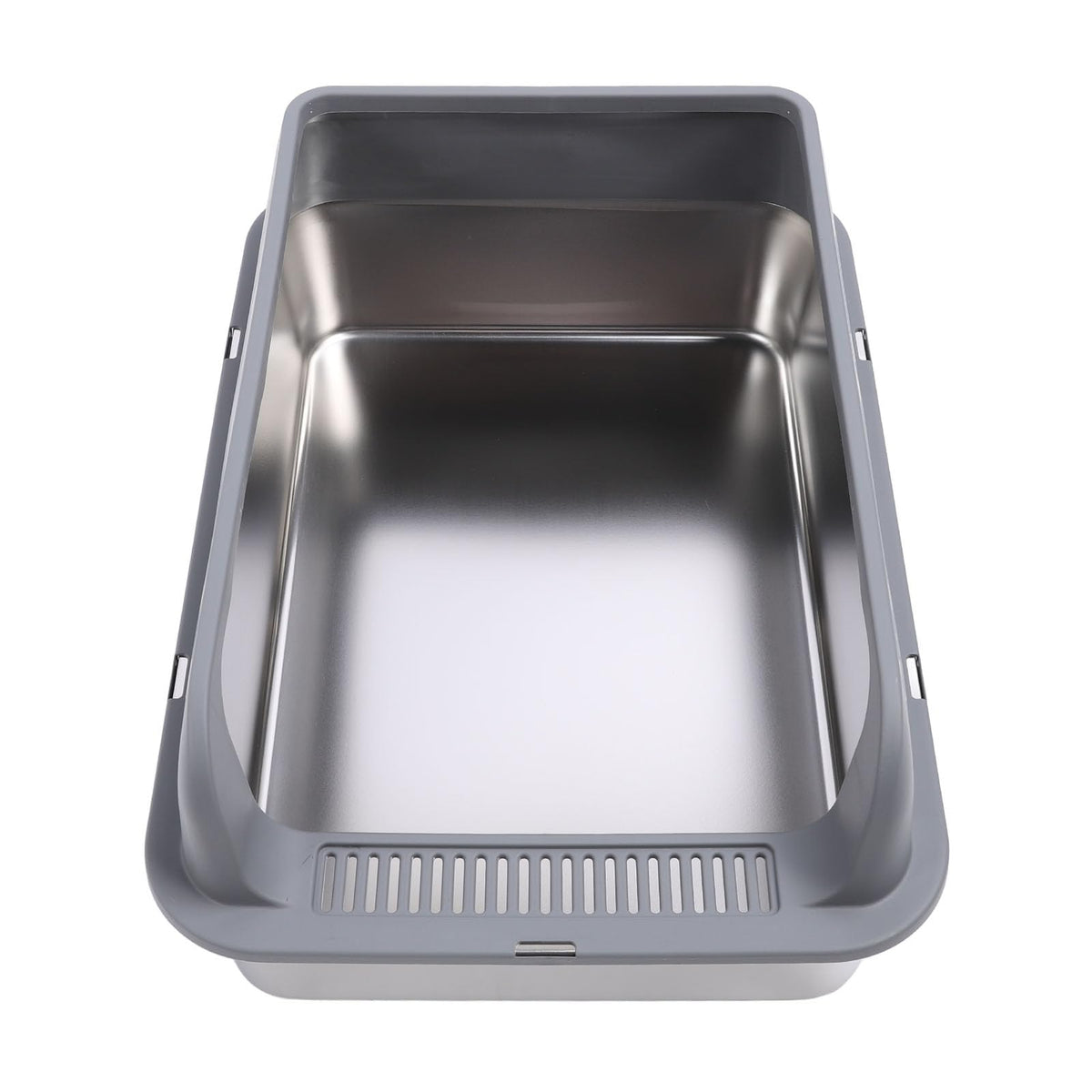 Stainless Steel Enclosed Litter Box with Lid Q761070