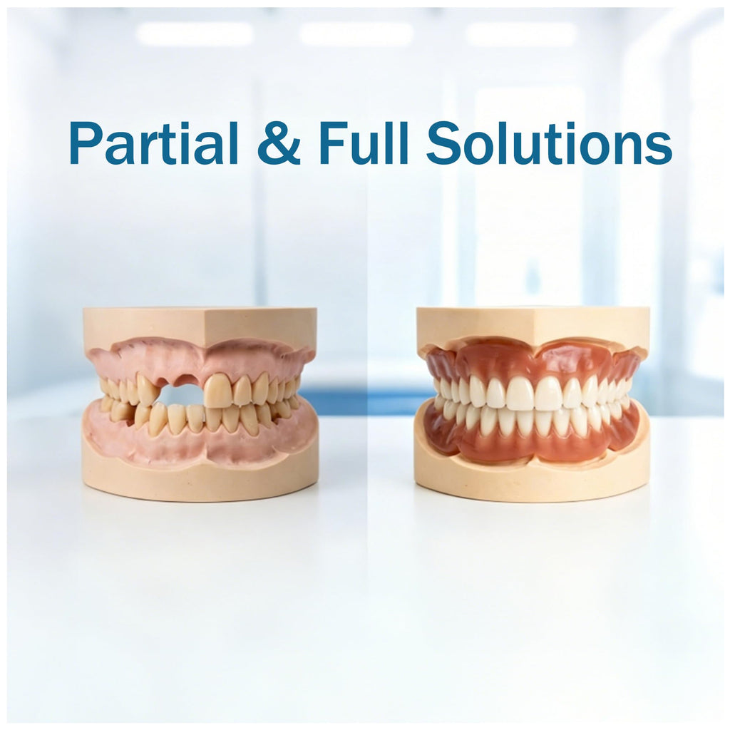 Moldable Temporary False Teeth 2 Sets 28 Pcs O5080