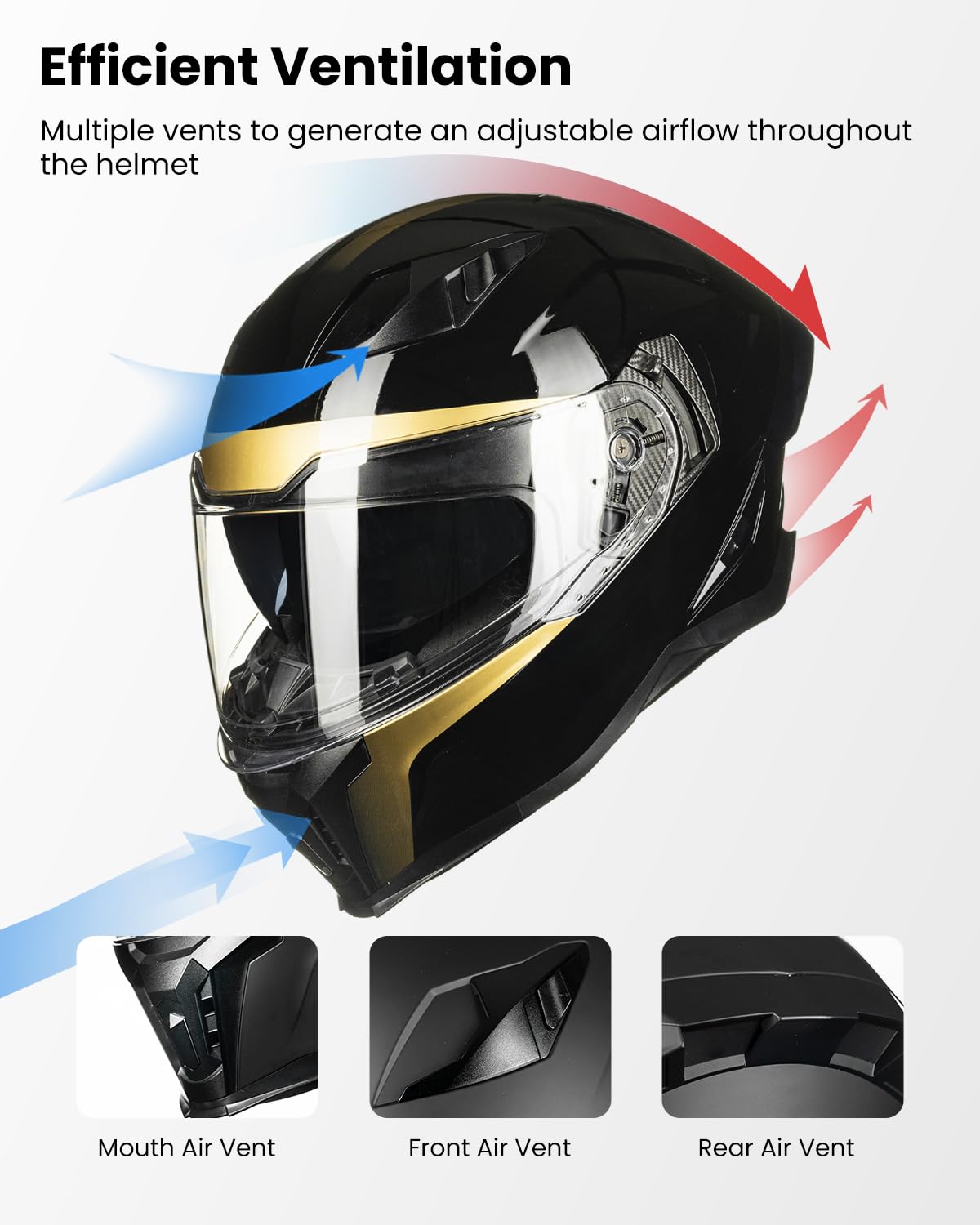 Full Face Motorcycle Helmet L402