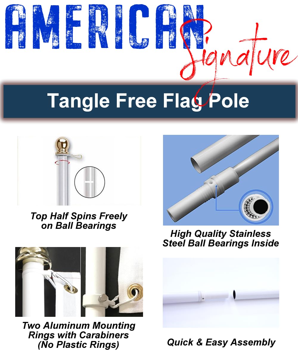6 Ft Aluminum Flag Pole G274