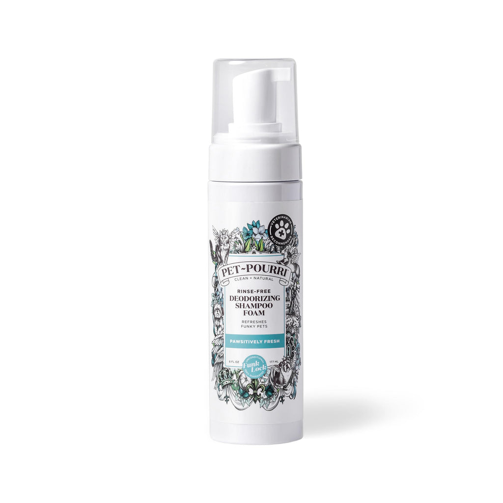 Rinse-Free Deodorizing Dry Shampoo for Dogs & Cats, 6 Fl Oz D464
