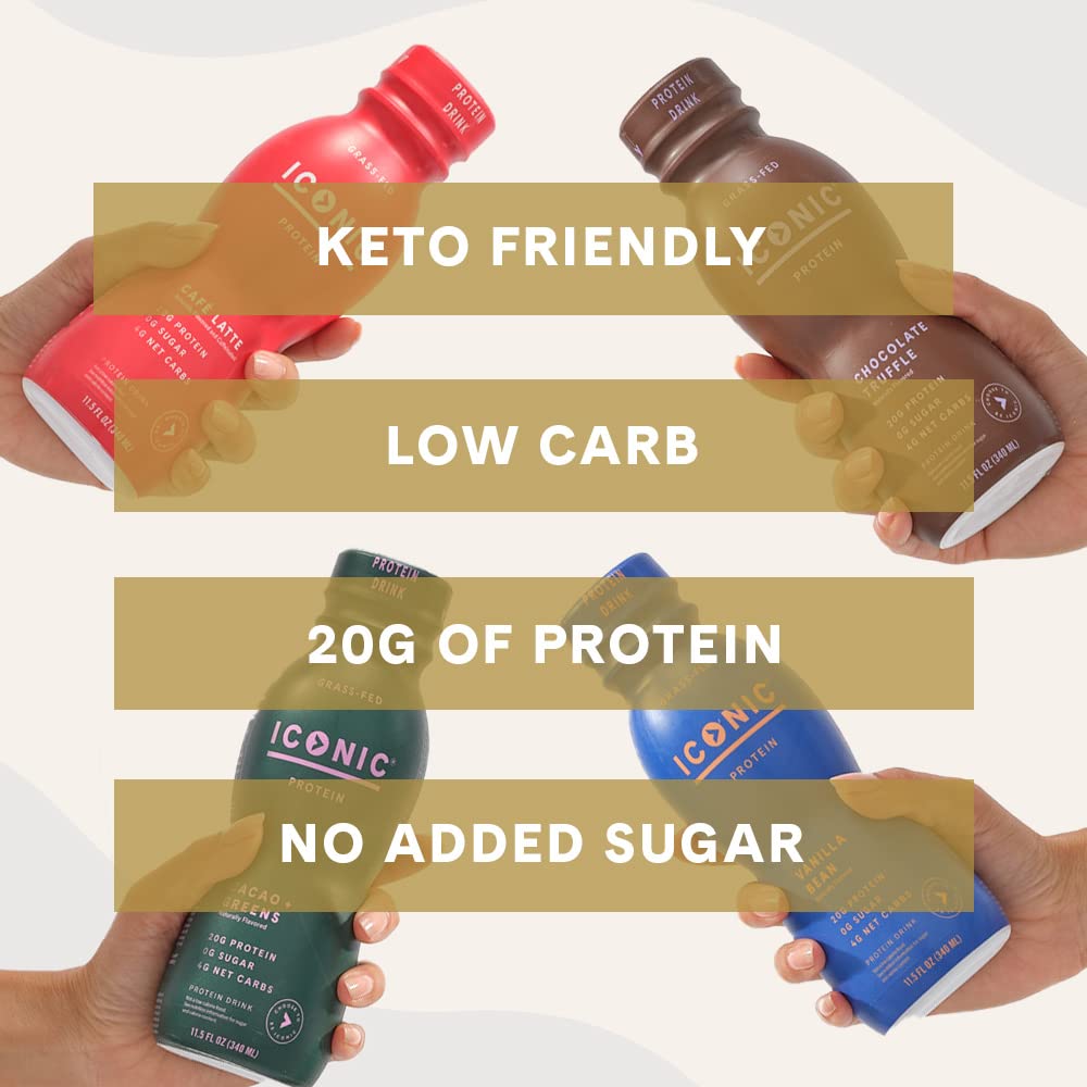 Chocolate Truffle Sugar Free Low Carb Protein Drinks 12 Pack T954066