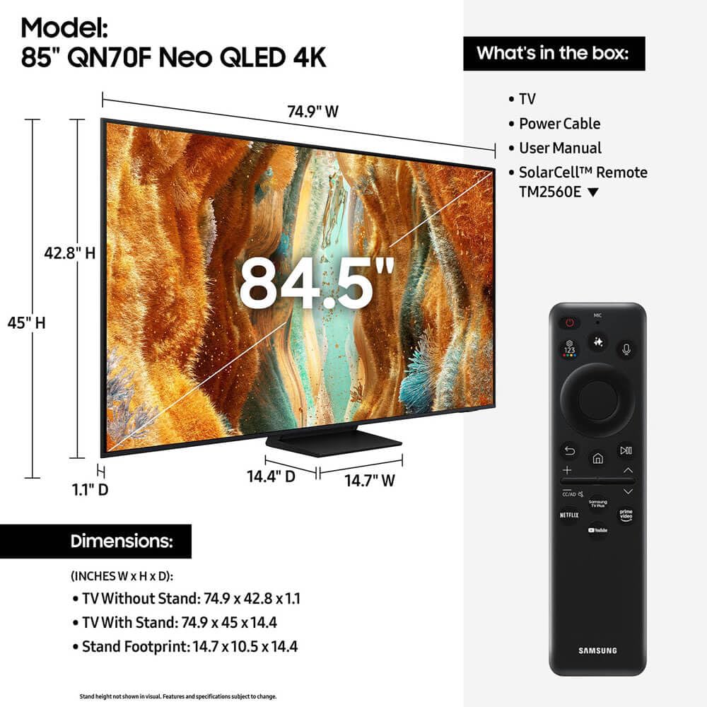 85 inch Neo QLED 4K Mini LED Smart TV A57549