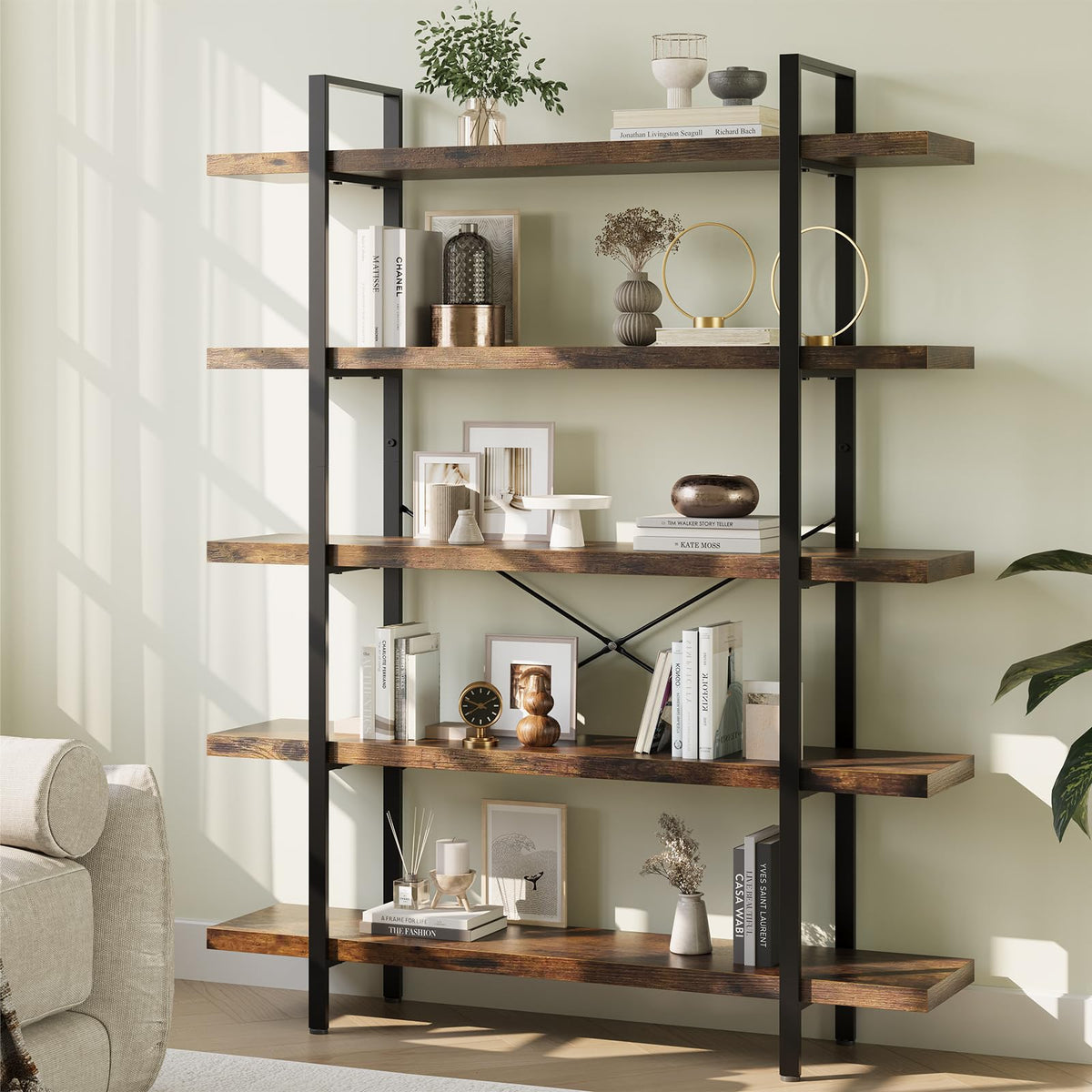 Heavy Duty 5 Tier Industrial Bookcase L877797