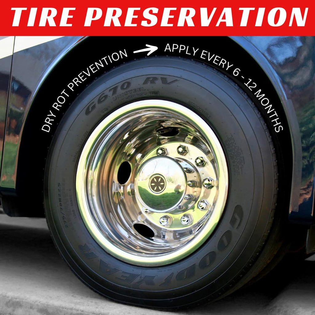 Polymer-Ceramic Hybrid Restorer & Protectant for Tires & Trim 16oz E843