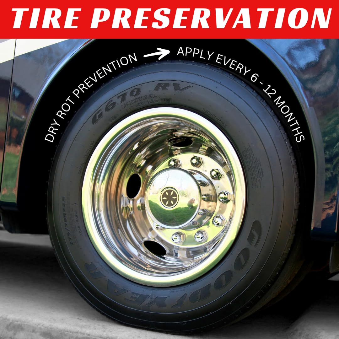 Polymer-Ceramic Hybrid Restorer & Protectant for Tires & Trim 16oz E843