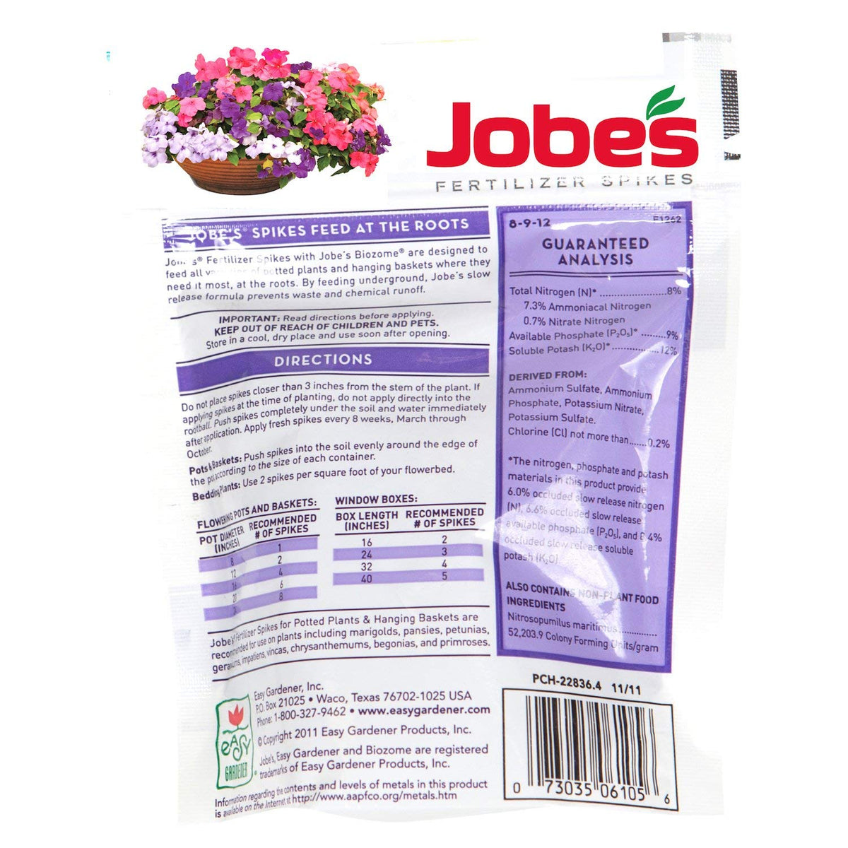 Fertilizer Spikes for Flowering Plants 54 Spikes R2839