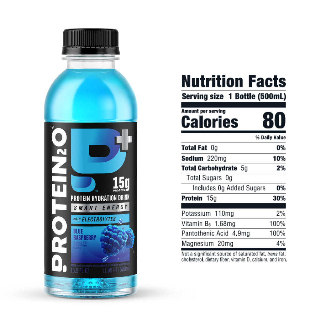 15g Whey Protein Isolate Hydration Drink, Sugar Free, 16.9 oz (Pack of 12) M682