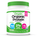Organic Vegan Protein Powder, Natural Unsweetened, 1.59 lb A48131