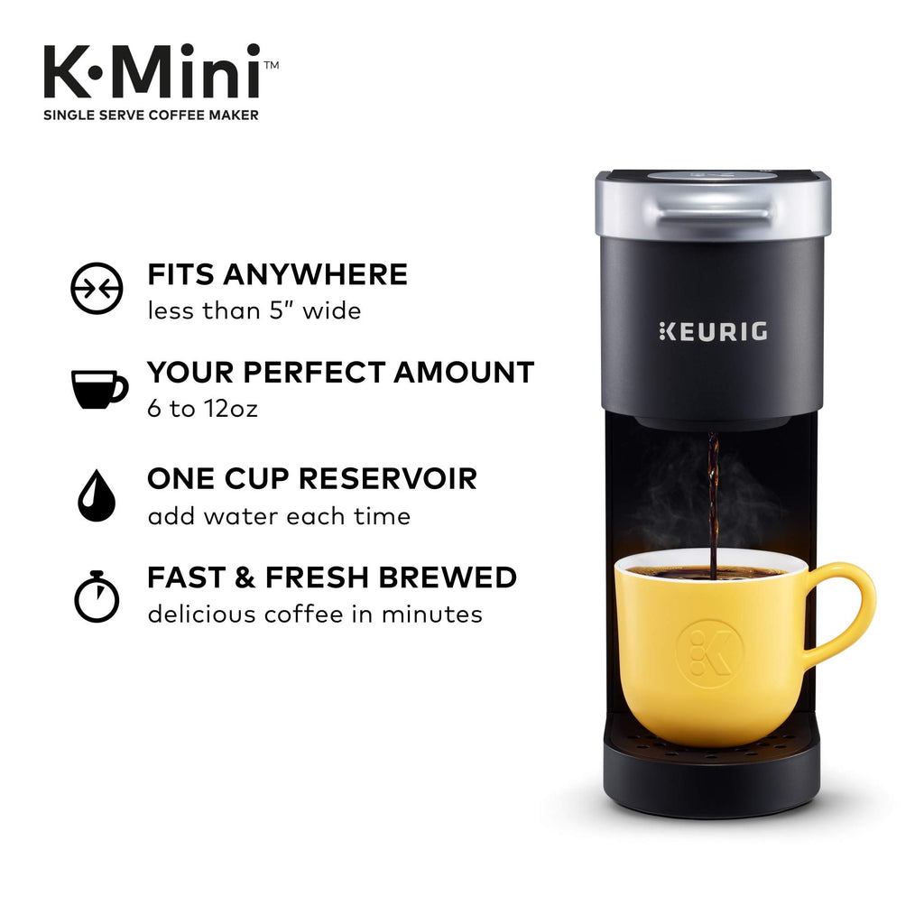 Single Serve K-Cup Pod Coffee Maker, Black, 40 Count M87631