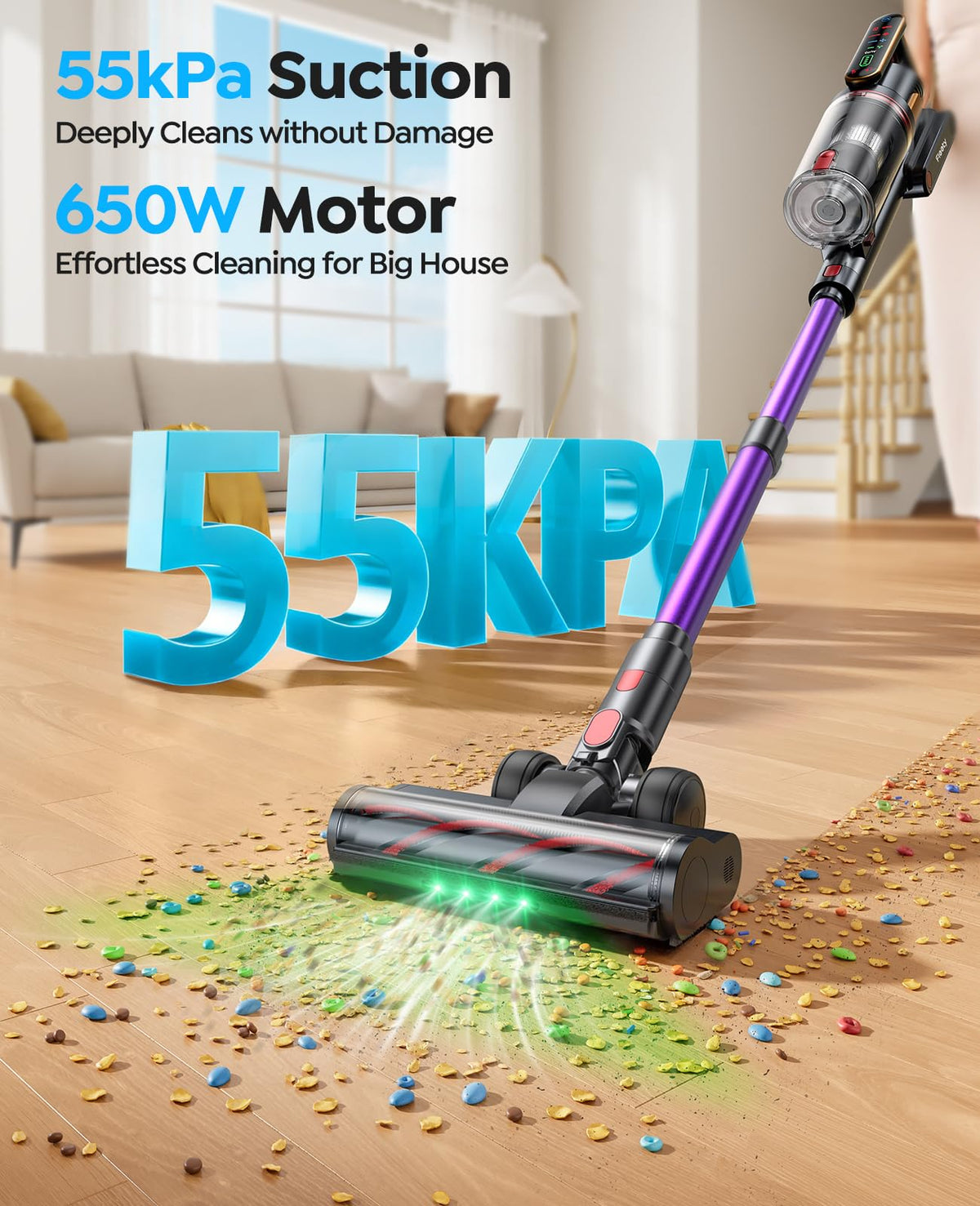 Cordless Stick Vacuum Cleaner 55KPa 650W B65819