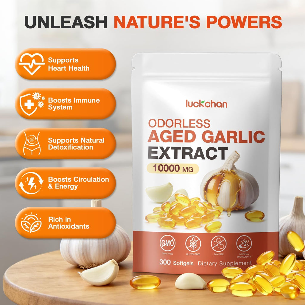 Odorless Garlic Extract 10000mg Softgels R766