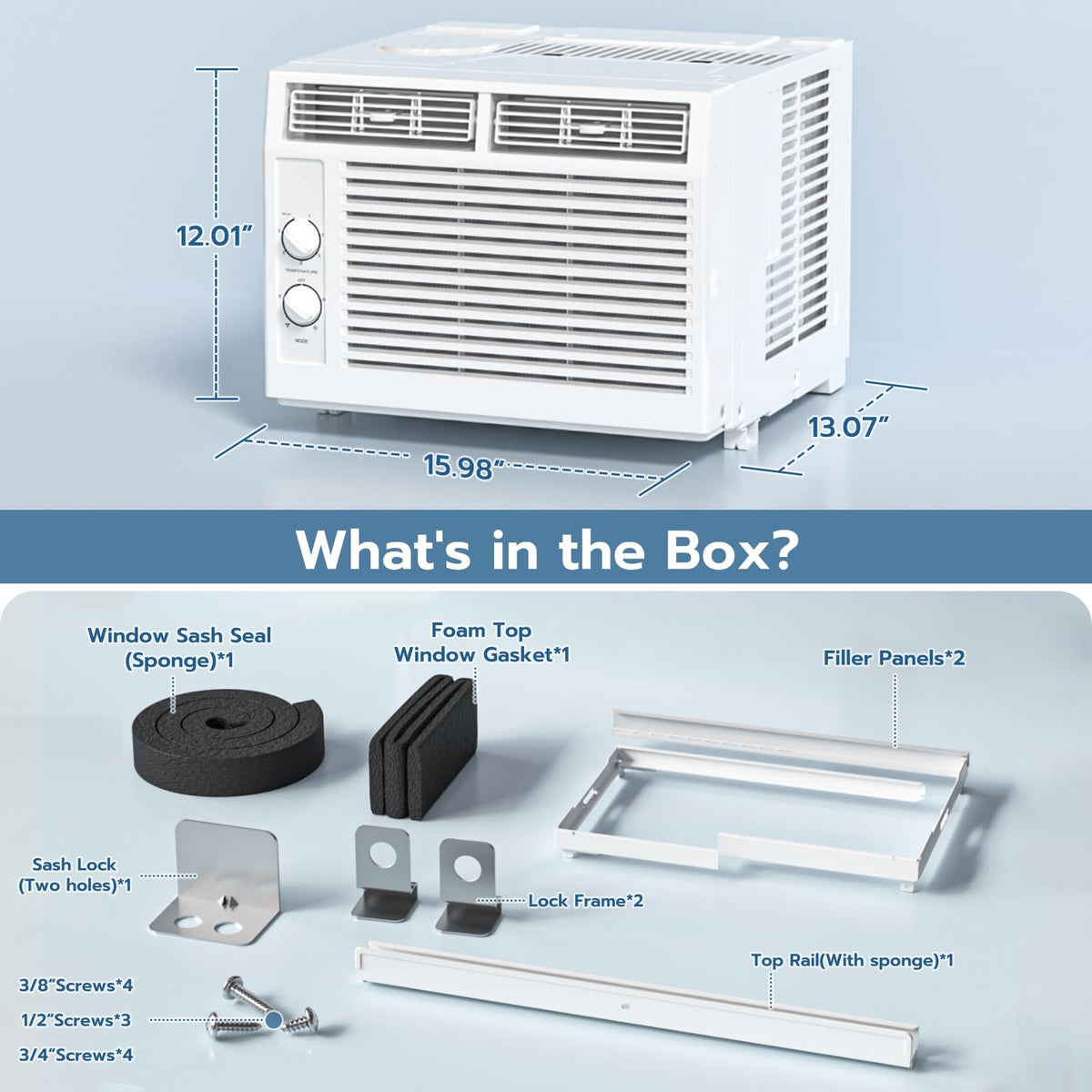 5000BTU Window Air Conditioners E2861