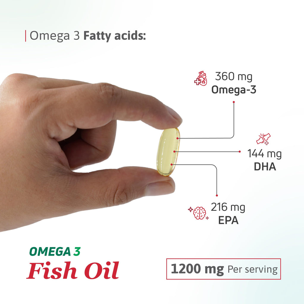 Fish Oil 1200 mg 200 Count M519677