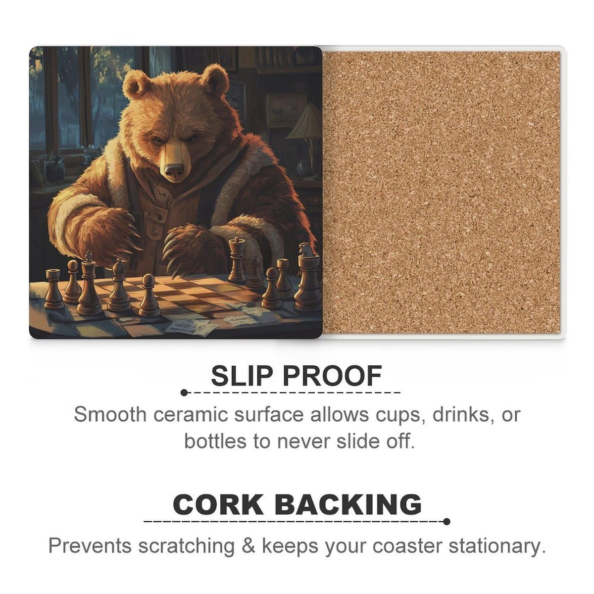 Ceramic Coasters Set F801492