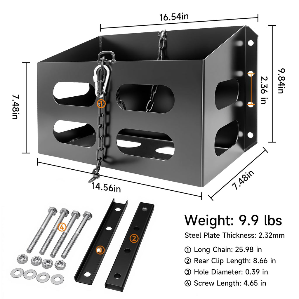 Lockable Metal Steel Gas Cans Holder Rack 5 Gallon F307