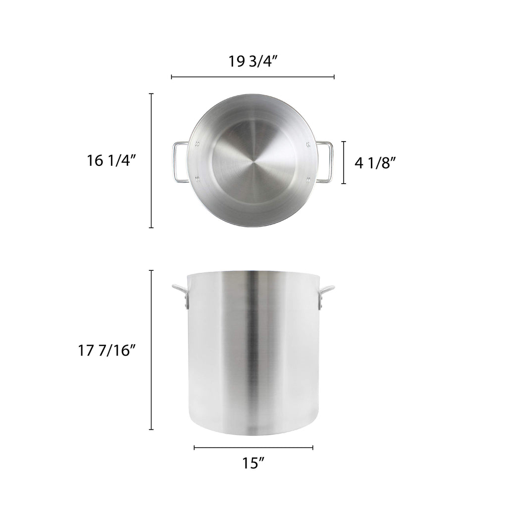 60 quart Aluminum stock pot A4359