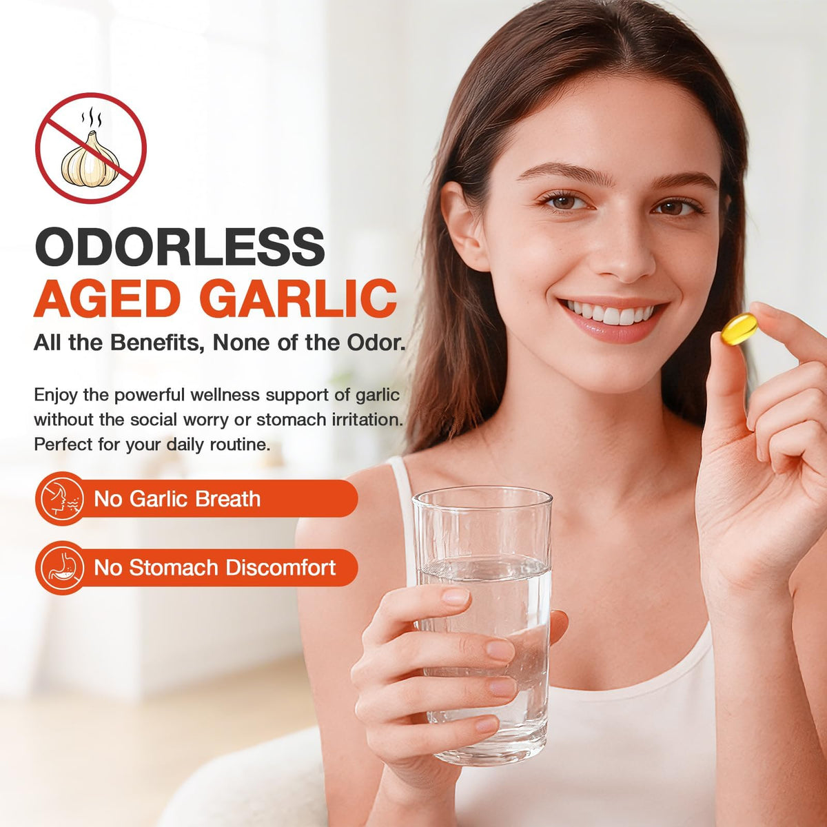 Odorless Garlic Extract 10000mg Softgels R766
