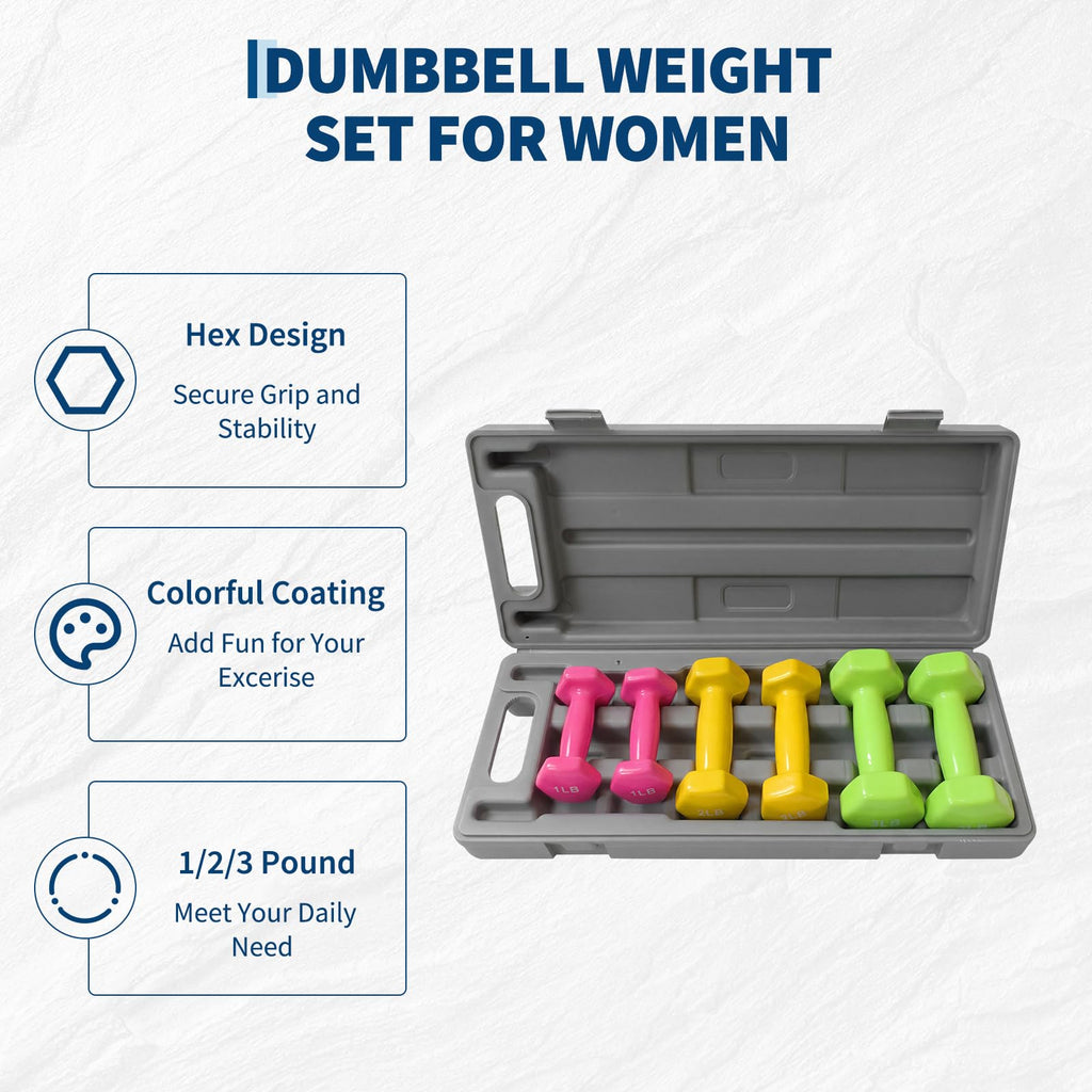 Neoprene Coated Dumbbell Set N740