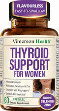 Thyroid Support with Selenium, Iodine & Zinc, 60 Capsules H15461
