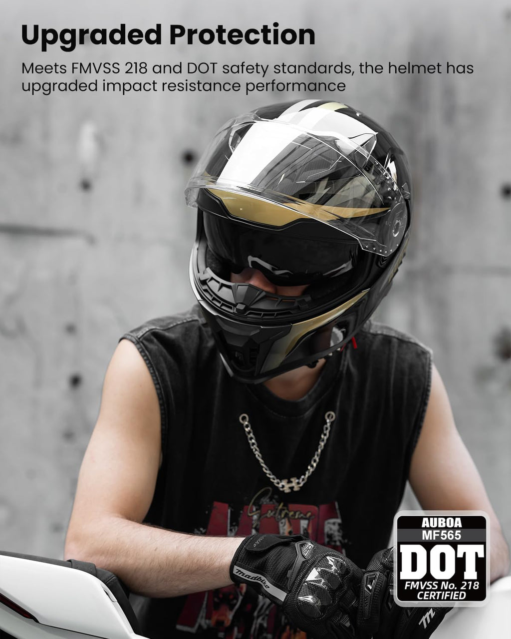 Full Face Motorcycle Helmet L402